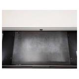 Set of Two White 2-Drawer File Cabinets