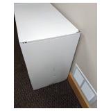 Set of Two White 2-Drawer File Cabinets