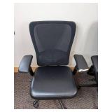 Set of Two Adjustable Office Chairs