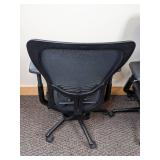 Set of Two Adjustable Office Chairs