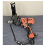 Pair of Electric Tools: Hitachi Orbit Sander and Black and Decker Drill Driver