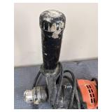 Pair of Electric Tools: Hitachi Orbit Sander and Black and Decker Drill Driver