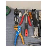 Various Tools Including Screwdrivers, Hammers, Drill Bits and More