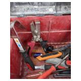 Hitachi Drill Bit Set and Stack-On Tool Box with Various Tools