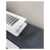 (12) Floor Registers and (1) Air Grille; all White