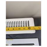 (12) Floor Registers and (1) Air Grille; all White