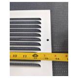 (12) Floor Registers and (1) Air Grille; all White