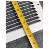 (12) Floor Registers and (1) Air Grille; all White