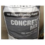 Mastercraft Concrete Mix Bag and Quikrete High Strength Concrete Mix