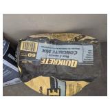 Mastercraft Concrete Mix Bag and Quikrete High Strength Concrete Mix
