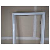ABC Supply White Garage Service Door Frame