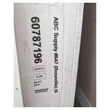 ABC Supply White Garage Service Door Frame