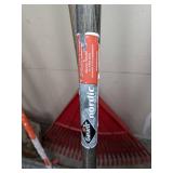 A Variety of Cleaning Tools Including Rakes, Garden Hose, Snow Shovel and More