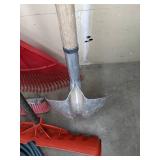 A Variety of Cleaning Tools Including Rakes, Garden Hose, Snow Shovel and More