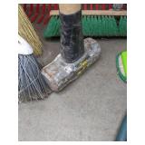 A Variety of Cleaning Tools Including Rakes, Garden Hose, Snow Shovel and More