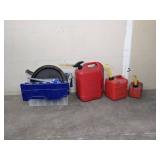 Gas Cans, Funnels, Oil Pan and More