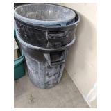 Variety of Storage and Trash Cans with No Lids