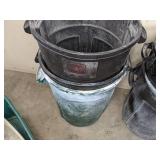 Variety of Storage and Trash Cans with No Lids