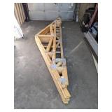 Set of 9 Timber Frame Roof Trusses