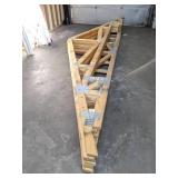 Set of 9 Timber Frame Roof Trusses