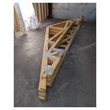 Set of 9 Timber Frame Roof Trusses