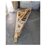 Set of 9 Timber Frame Roof Trusses