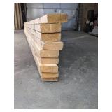 Set of 9 Timber Frame Roof Trusses