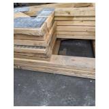 Set of 9 Timber Frame Roof Trusses