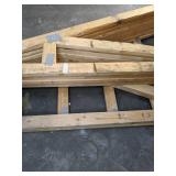Set of 9 Timber Frame Roof Trusses
