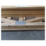 Set of 9 Timber Frame Roof Trusses