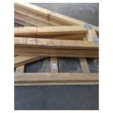 Set of 9 Timber Frame Roof Trusses