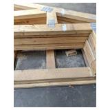 Set of 9 Timber Frame Roof Trusses