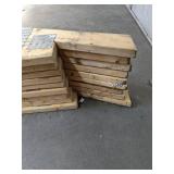Set of 9 Timber Frame Roof Trusses