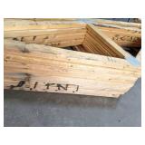 Set of 9 Timber Frame Roof Trusses