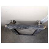 Black Rolling Cart with Black Rolling Dolly