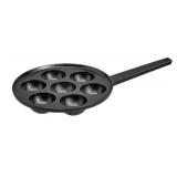 Brand New Cast Iron Stuffed Pancake 8" Black Pan