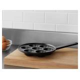 Brand New Cast Iron Stuffed Pancake 8" Black Pan