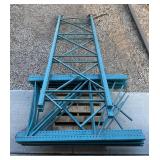 Teardrop Pallet Racking Sections - Uprights, Cross Beams and Wire Grates