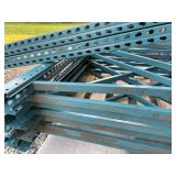 Teardrop Pallet Racking Sections - Uprights, Cross Beams and Wire Grates
