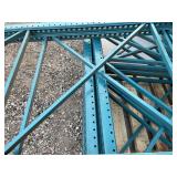 Teardrop Pallet Racking Sections - Uprights, Cross Beams and Wire Grates