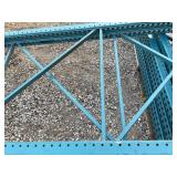 Teardrop Pallet Racking Sections - Uprights, Cross Beams and Wire Grates