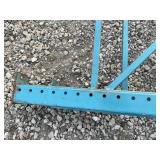 Teardrop Pallet Racking Sections - Uprights, Cross Beams and Wire Grates