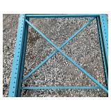 Teardrop Pallet Racking Sections - Uprights, Cross Beams and Wire Grates