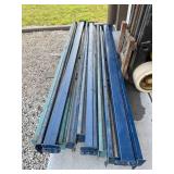 Teardrop Pallet Racking Sections - Uprights, Cross Beams and Wire Grates