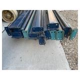 Teardrop Pallet Racking Sections - Uprights, Cross Beams and Wire Grates