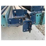 Teardrop Pallet Racking Sections - Uprights, Cross Beams and Wire Grates