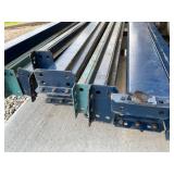 Teardrop Pallet Racking Sections - Uprights, Cross Beams and Wire Grates