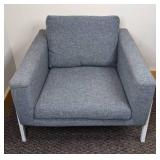 Koarp Armchair Gunnared Medium Grey, White
