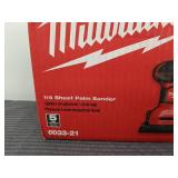 Brand New Milwaukee 3 Amp 1/4 Sheet Corded Palm Sander