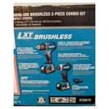 Brand New Makita 18V LXT Lithium-ion Brushless Cordless 2-Piece Combo Kit 3.0Ah Driver-Drill Impact Driver